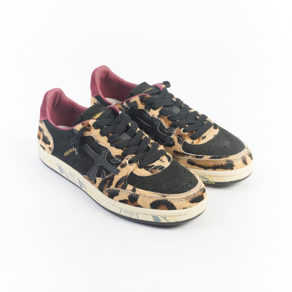 PREMIATA - Sneakers - BSK CLAY - 7665 - Nero Leopard Scarpe Donna Premiata 