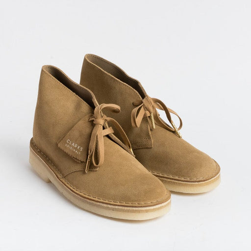Clarks - Desert Boot - Dark Sand Suede Women's Shoes CLARKS - Women's Collection