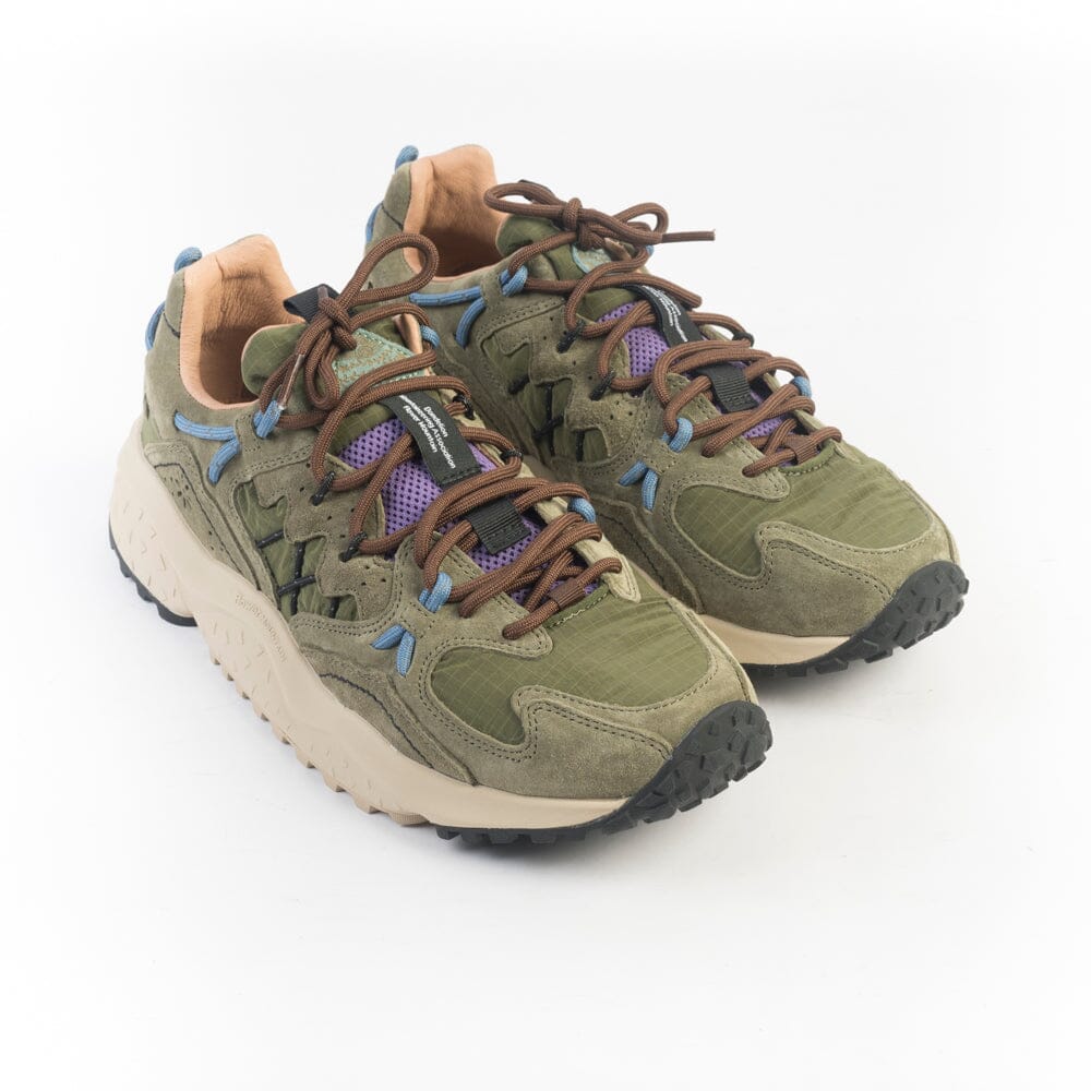 FLOWER MOUNTAIN - Sneakers - Yamabushi - 0B03 - Verde Scarpe Uomo FLOWER MOUNTAIN 