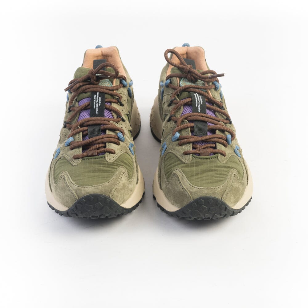 FLOWER MOUNTAIN - Sneakers - Yamabushi - 0B03 - Verde Scarpe Uomo FLOWER MOUNTAIN 