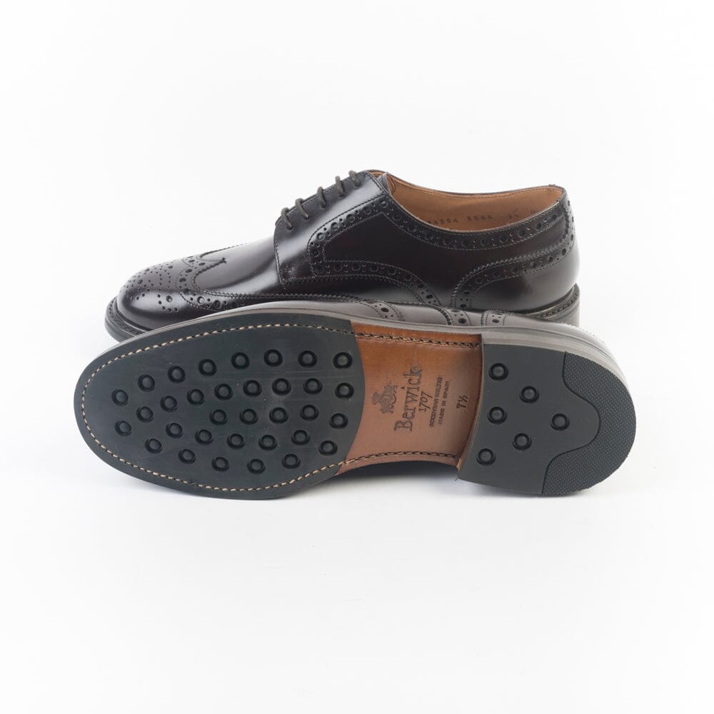 BERWICK 1707 - 5544 - Derby Duilio - Marrone Scarpe Uomo Berwick 1707 