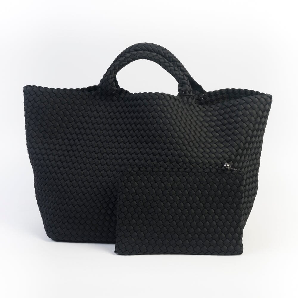 NAGHEDI - Borsa a mano - St barth Large Tote - Onyx Borse NAGHEDI 