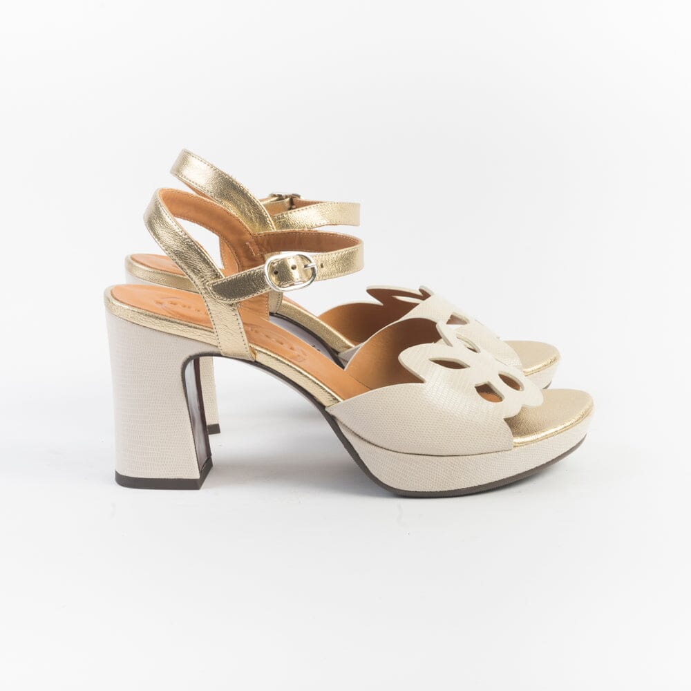 CHIE MIHARA - Sandali con Tacco - Kemada - Avorio Platino Scarpe Donna CHIE MIHARA - Collezione Donna 