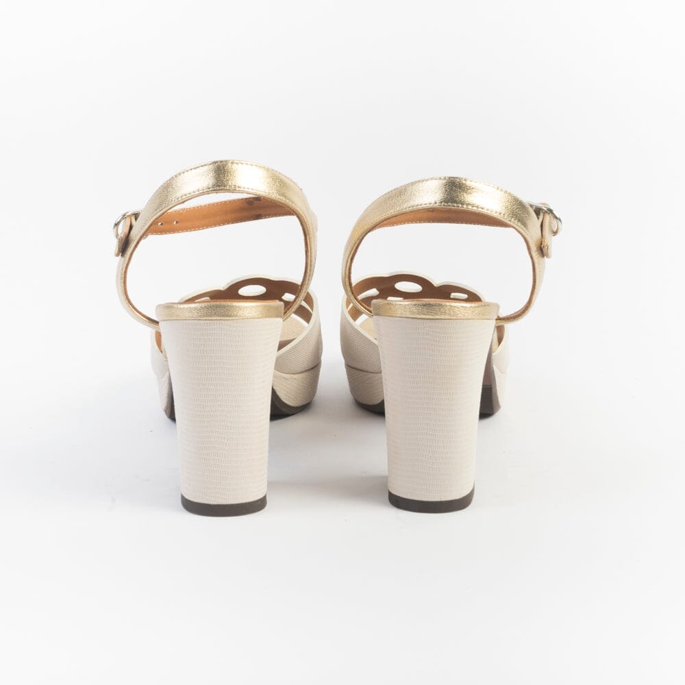 CHIE MIHARA - Sandali con Tacco - Kemada - Avorio Platino Scarpe Donna CHIE MIHARA - Collezione Donna 