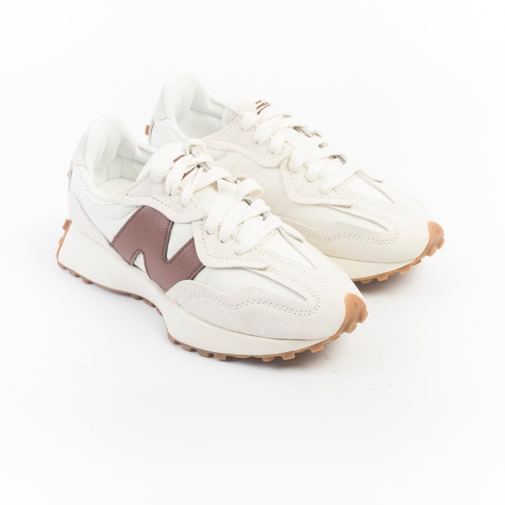 NEW BALANCE - Sneakers - U327WKM - Bianco Marrone Scarpe Donna NEW BALANCE - Collezione Donna 