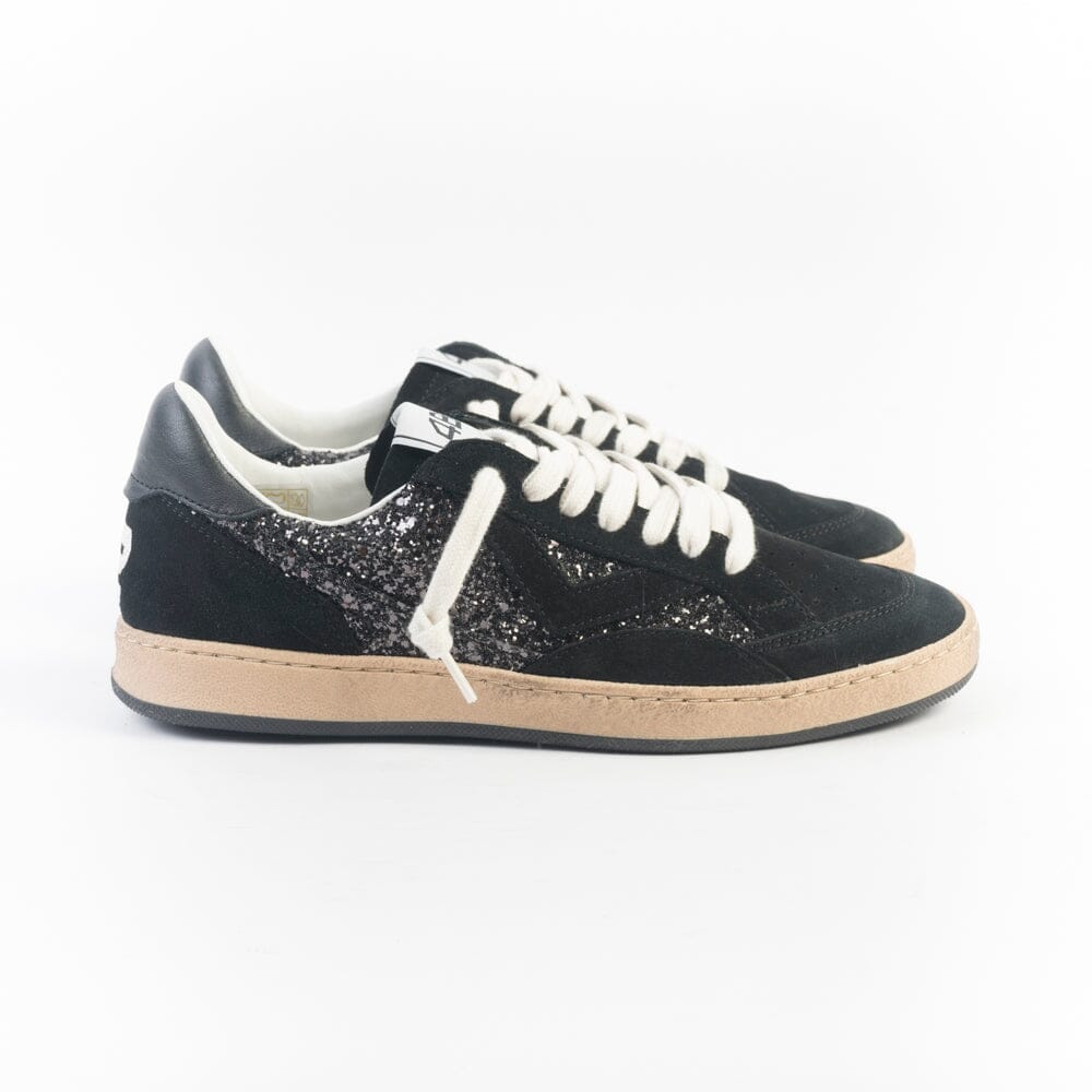 4B12 - Sneakers - Play New D222 - Glitter Nero Scarpe Donna 4B12 