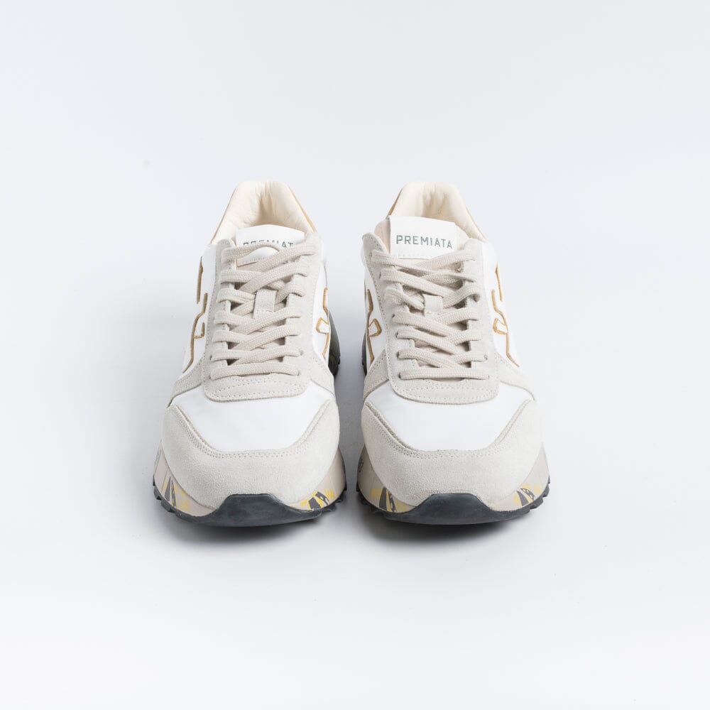 PREMIATA - Sneakers - MICK 6613 - White Ocra Scarpe Uomo Premiata - Collezione Uomo 