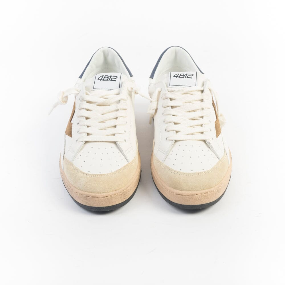 4B12 - Sneakers - Play New U17 - Bianco Beige Scarpe Uomo 4B12 - COLLEZIONE UOMO 