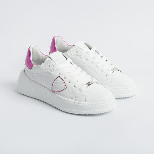 PHILIPPE MODEL - Sneakers BJLD WM01 - Tres Temple - Bianco Fucsia Scarpe Donna Philippe Model Paris 