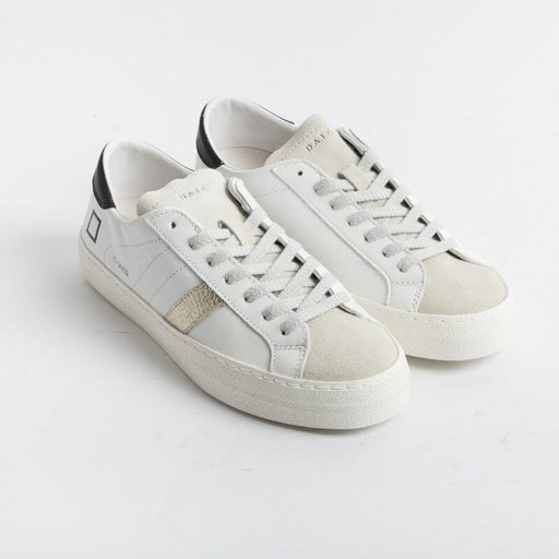 DATE - Sneakers - Hill Low Vintage Calf - Bianco Platino Scarpe Donna DATE 