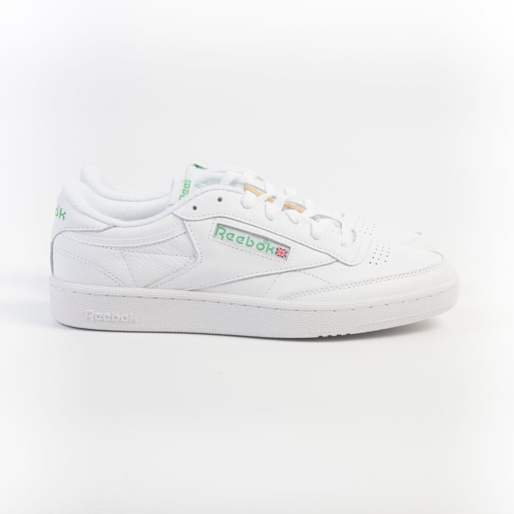 REEBOK - Sneakers - Club C85 155 Vintage - Bianco Verde Scarpe Uomo REEBOK - Collezione Uomo 