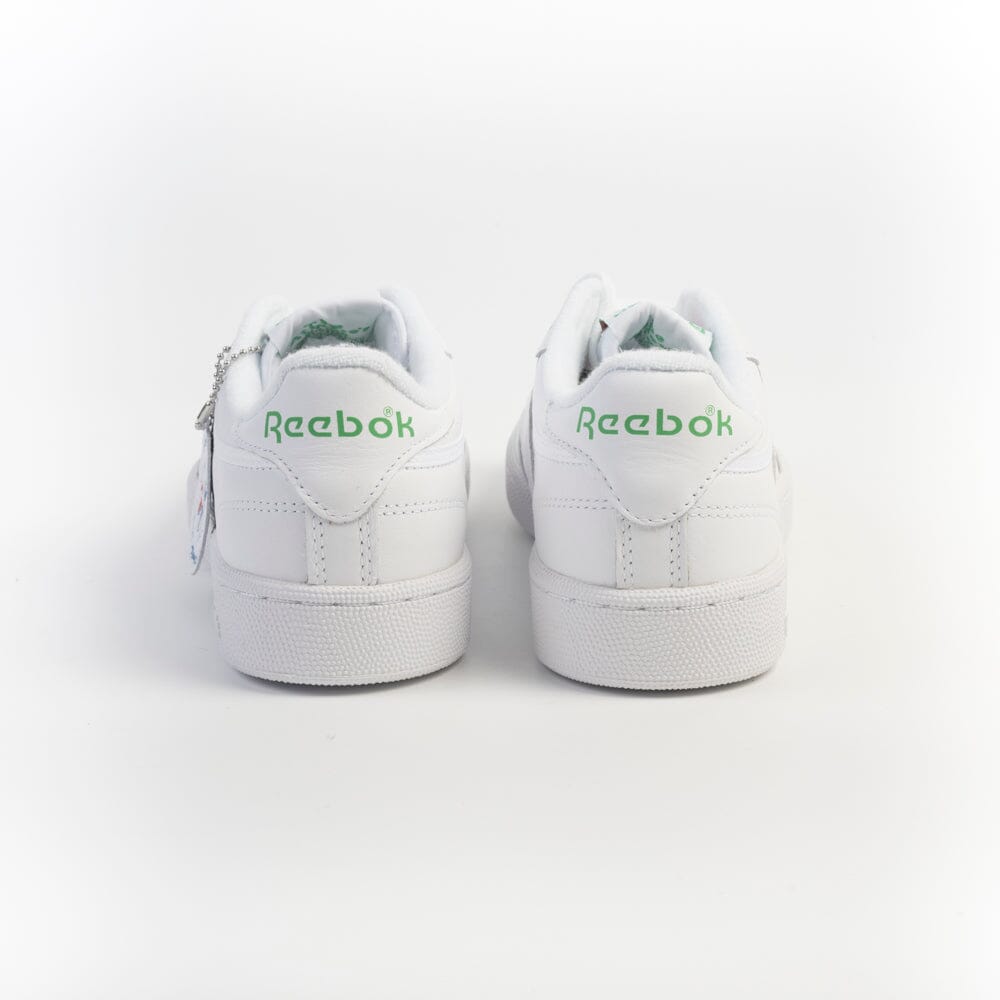 REEBOK - Sneakers - Club C85 155 Vintage - Bianco Verde Scarpe Uomo REEBOK - Collezione Uomo 