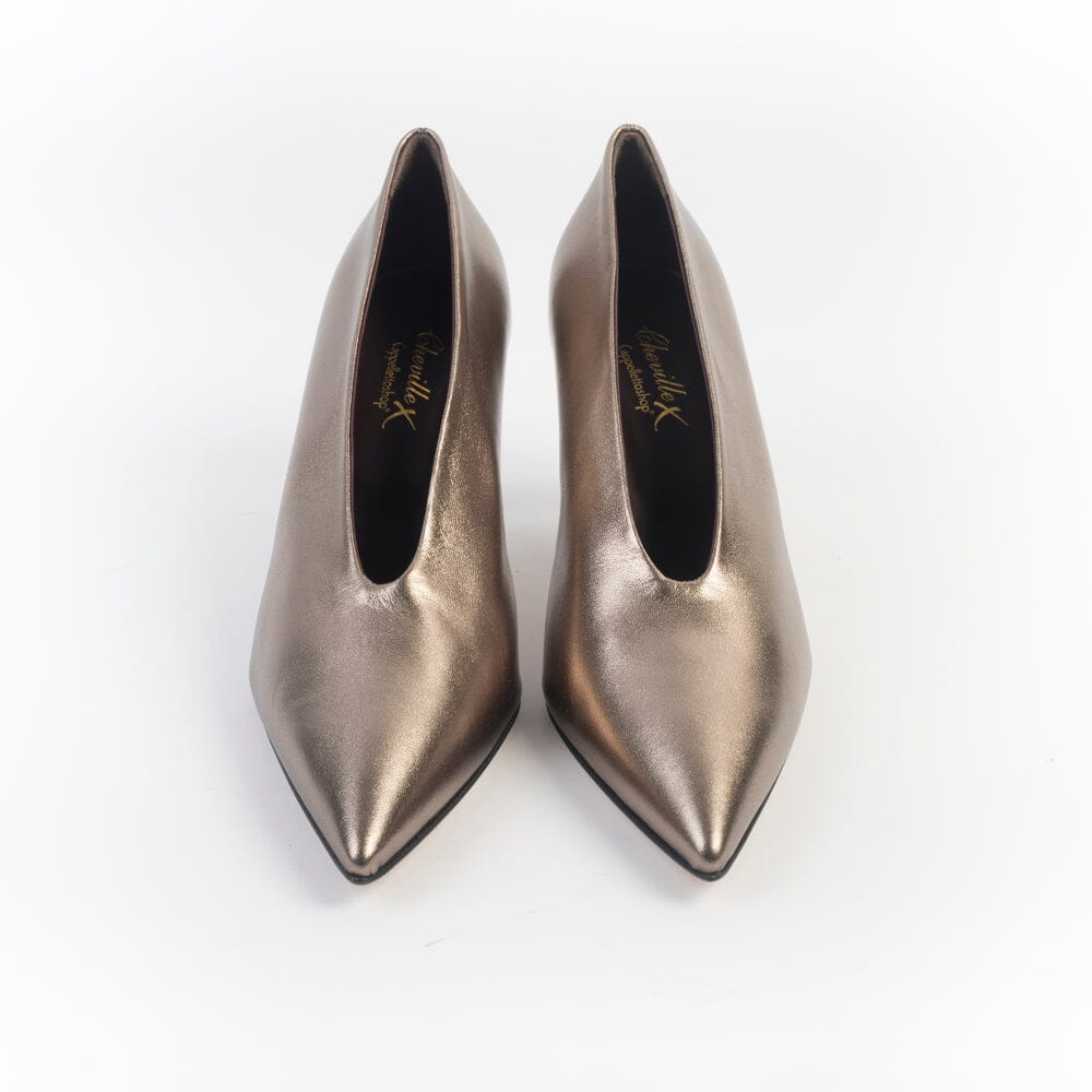 CHEVILLE - Decolletè - Giuditta - Laminato Ardesia Scarpe Donna CHEVILLE 