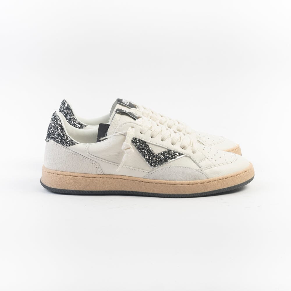4B12 - Sneakers - Play New D227 - Bianco Antracite Scarpe Donna 4B12 