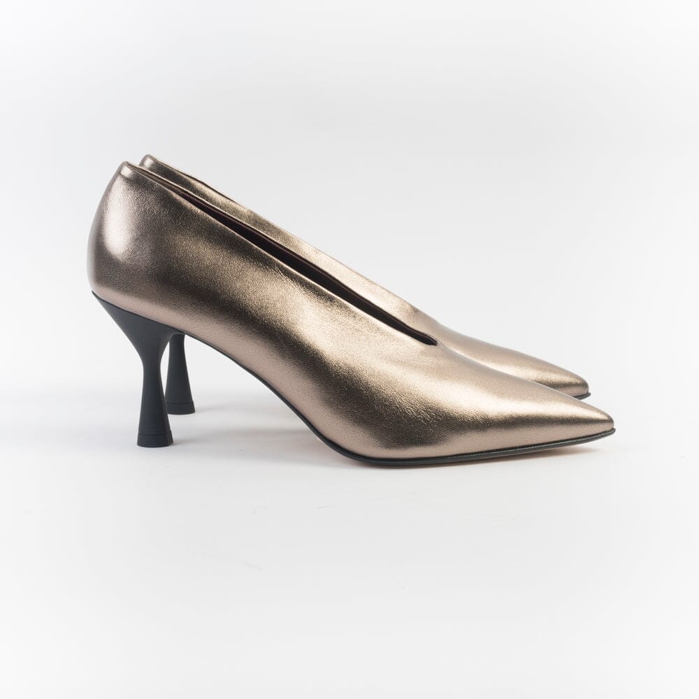 CHEVILLE - Decolletè - Giuditta - Laminato Ardesia Scarpe Donna CHEVILLE 