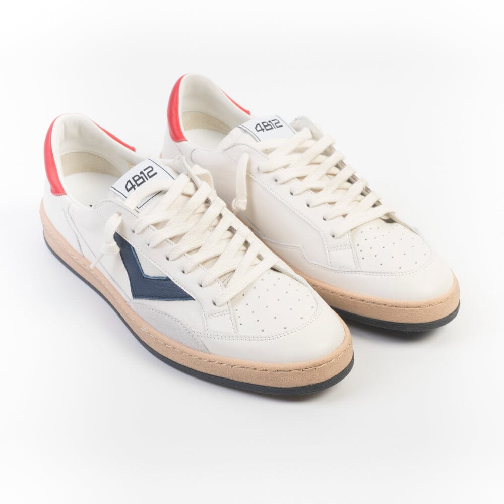 4B12 - Sneakers - Play New U1003 - Blu Rosso Scarpe Uomo 4B12 - COLLEZIONE UOMO 