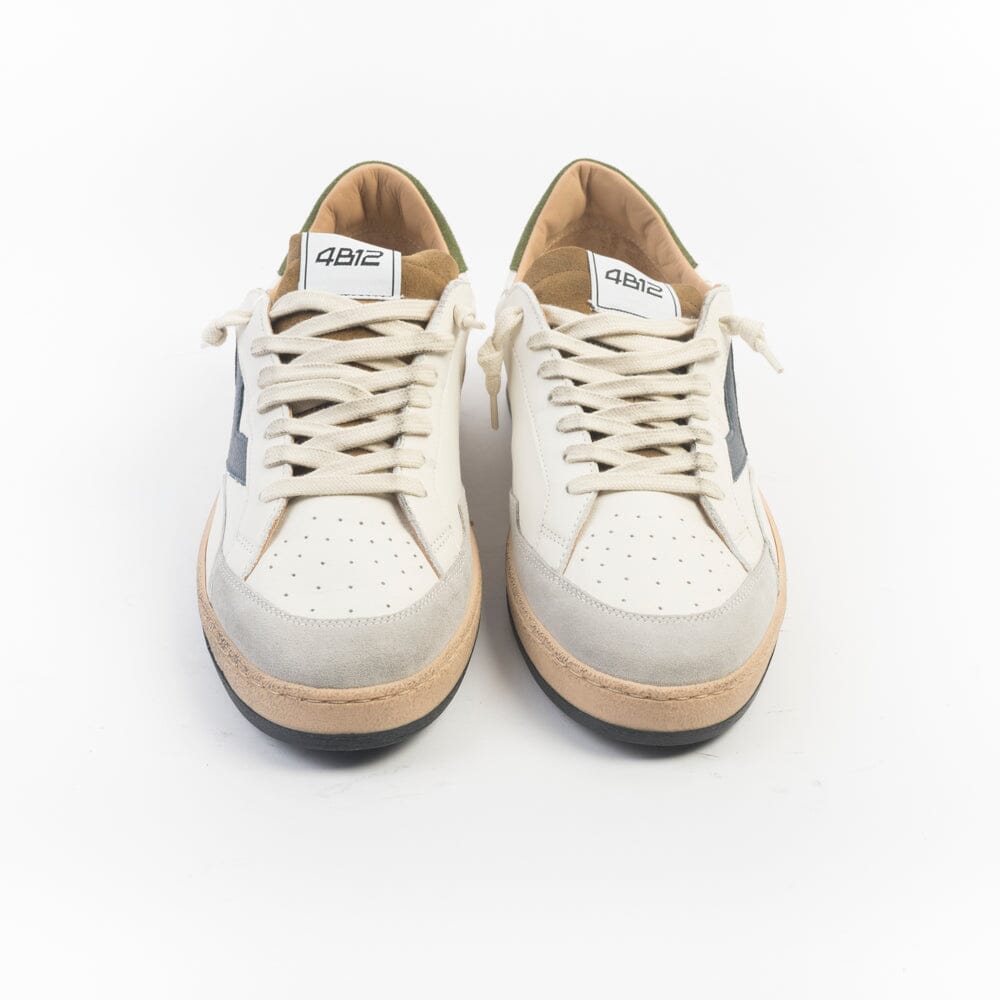 4B12 - Sneakers - Play U122 - Bianco Blu Verde Scarpe Uomo 4B12 - COLLEZIONE UOMO 