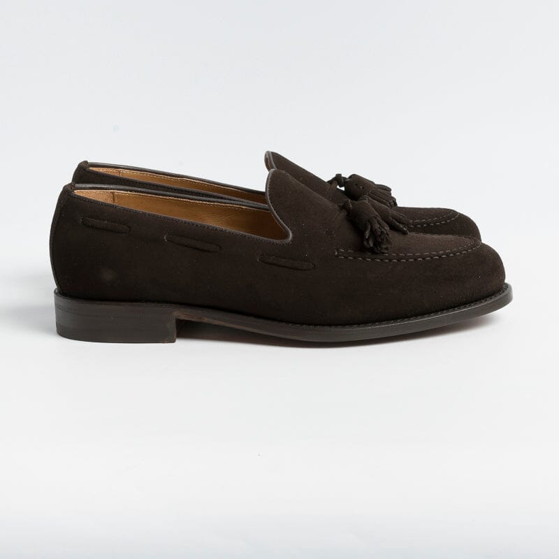 BERWICK 1707 - 8491 - Mocassino Nappine - Camoscio Testa di Moro Fondo Cuoio Scarpe Uomo Berwick 1707 