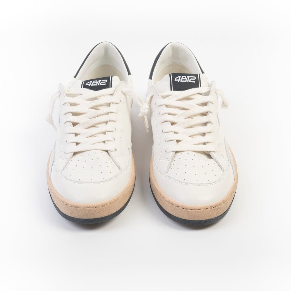 4B12 - Sneakers - Play New U1001 - Bianco Nero Scarpe Uomo 4B12 - COLLEZIONE UOMO 