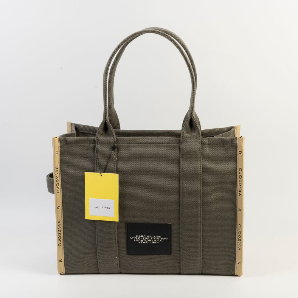 MARC JACOBS - The Large Tote Bag - Bronze Green Borse Marc Jacobs 