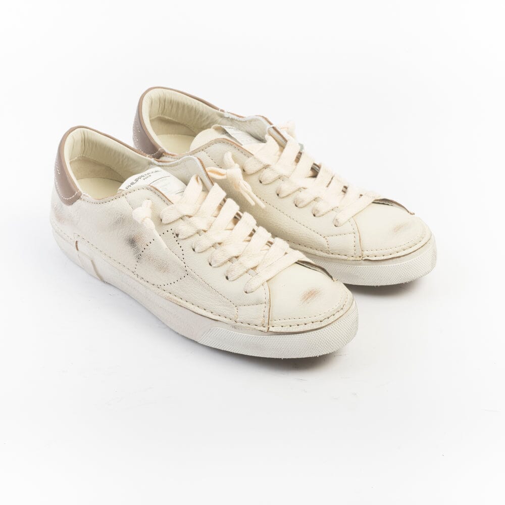PHILIPPE MODEL - Sneakers - PRLU DV01 - Vintage Burro Fango Scarpe Uomo Philippe Model Paris 