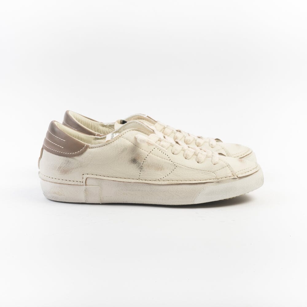 PHILIPPE MODEL - Sneakers - PRLU DV01 - Vintage Burro Fango Scarpe Uomo Philippe Model Paris 