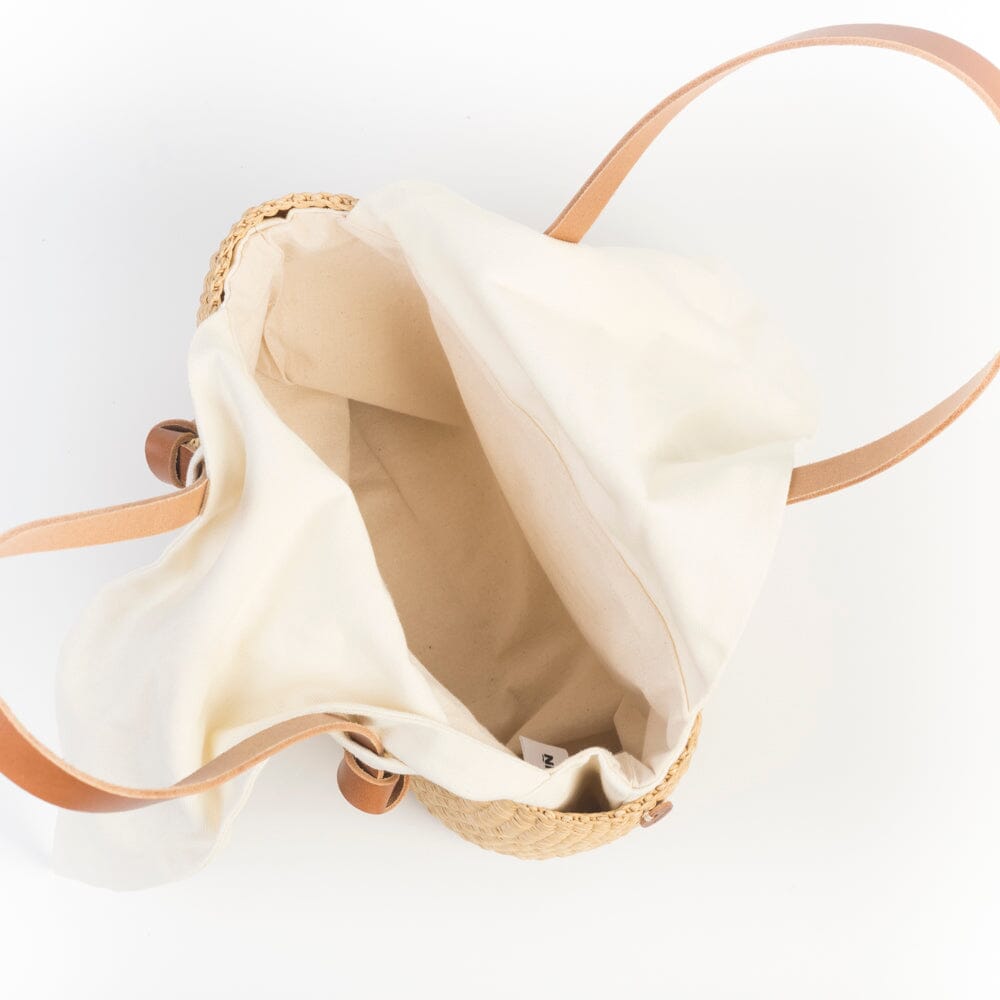MUUÑ - Borsa Rafia Zorro - Tan Naturale Borse MUUÑ 