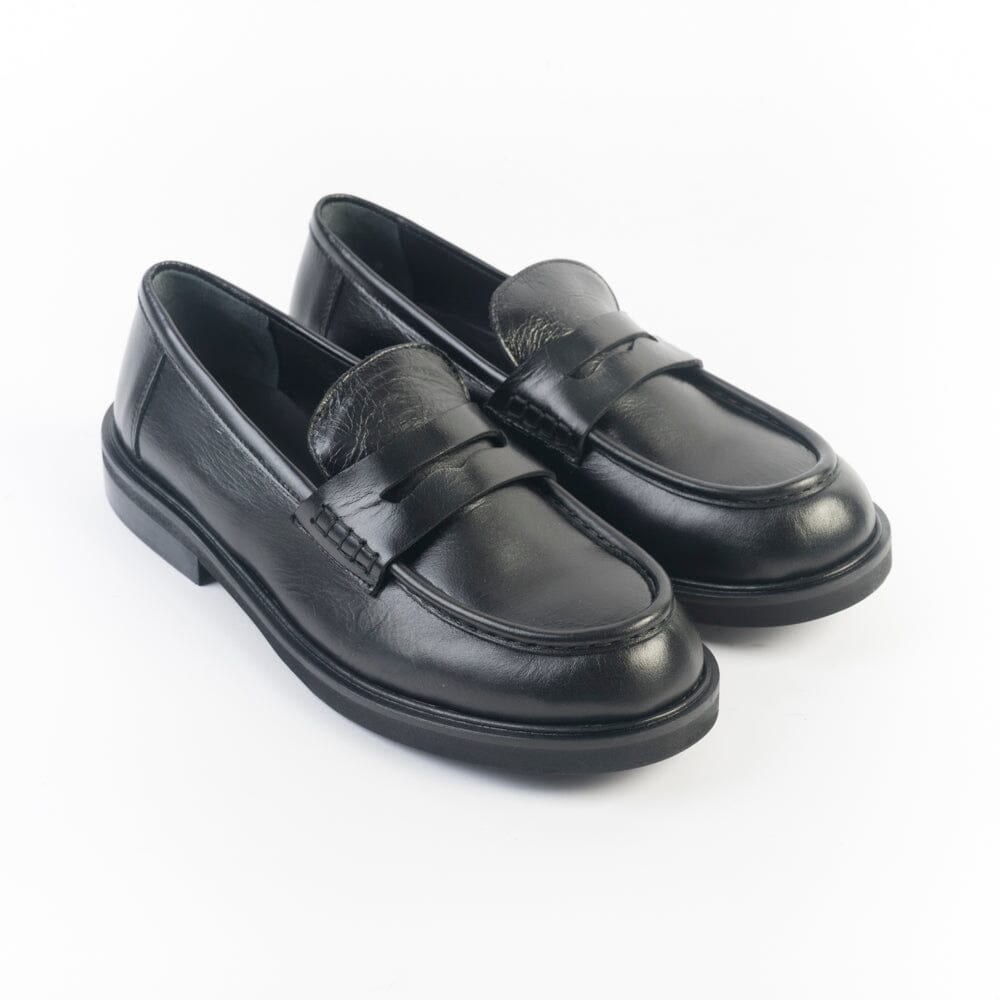 POEVE - Mocassino - JPG39 - Pathos - Nero Scarpe Donna POESIE VENEZIANE 