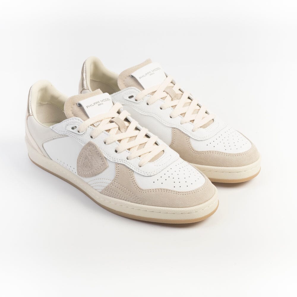 PHILIPPE MODEL - Sneakers Pgal - PGLD VP04 - Bianco Beige Scarpe Donna Philippe Model Paris 