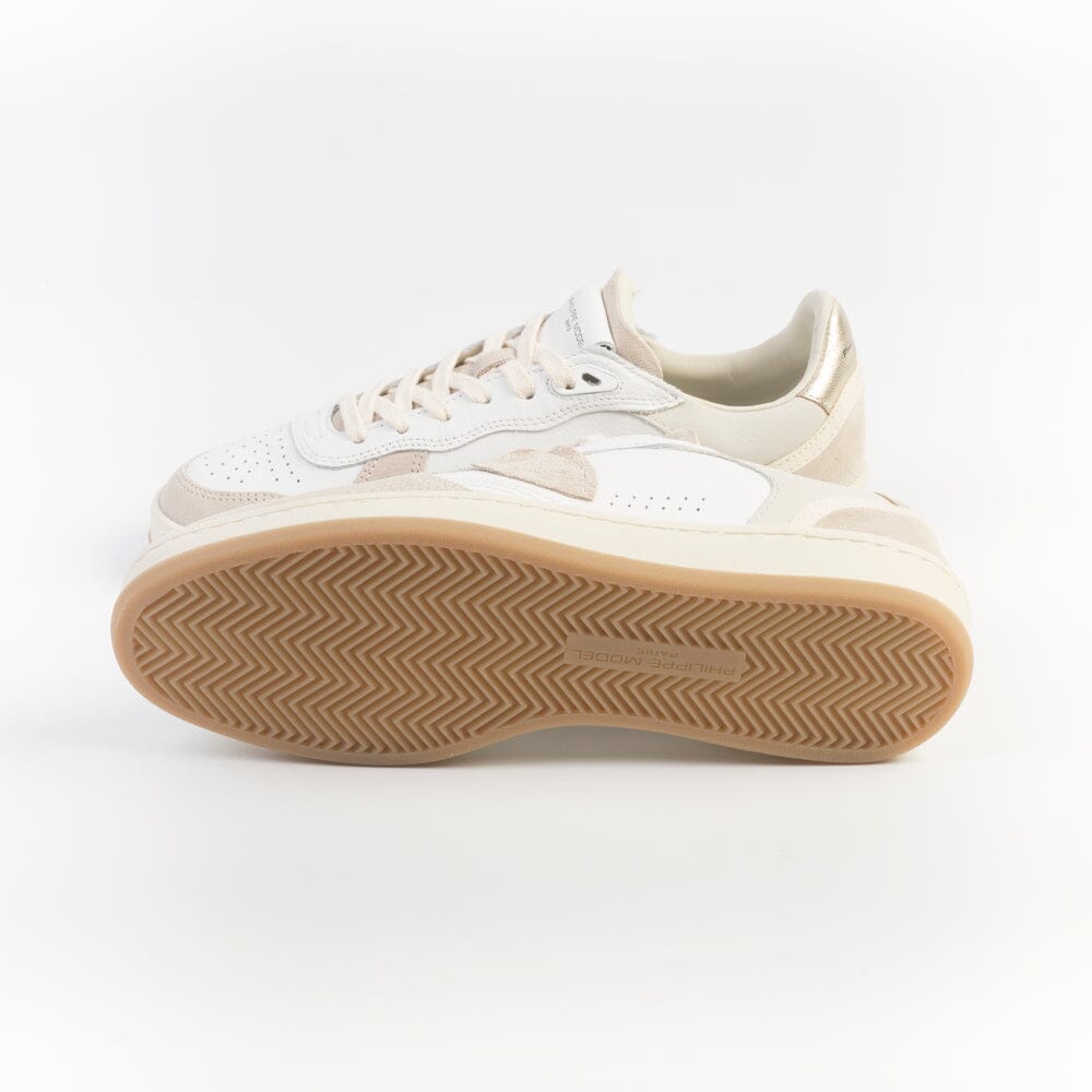 PHILIPPE MODEL - Sneakers Pgal - PGLD VP04 - Bianco Beige Scarpe Donna Philippe Model Paris 