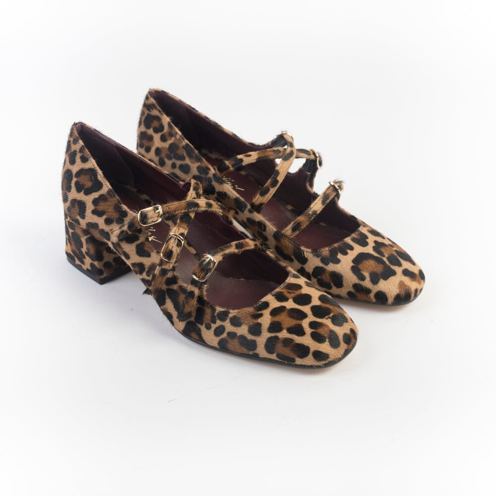 CHEVILLE - Mary Jane - CINDY - Cavallino Animalier Scarpe Donna CHEVILLE 