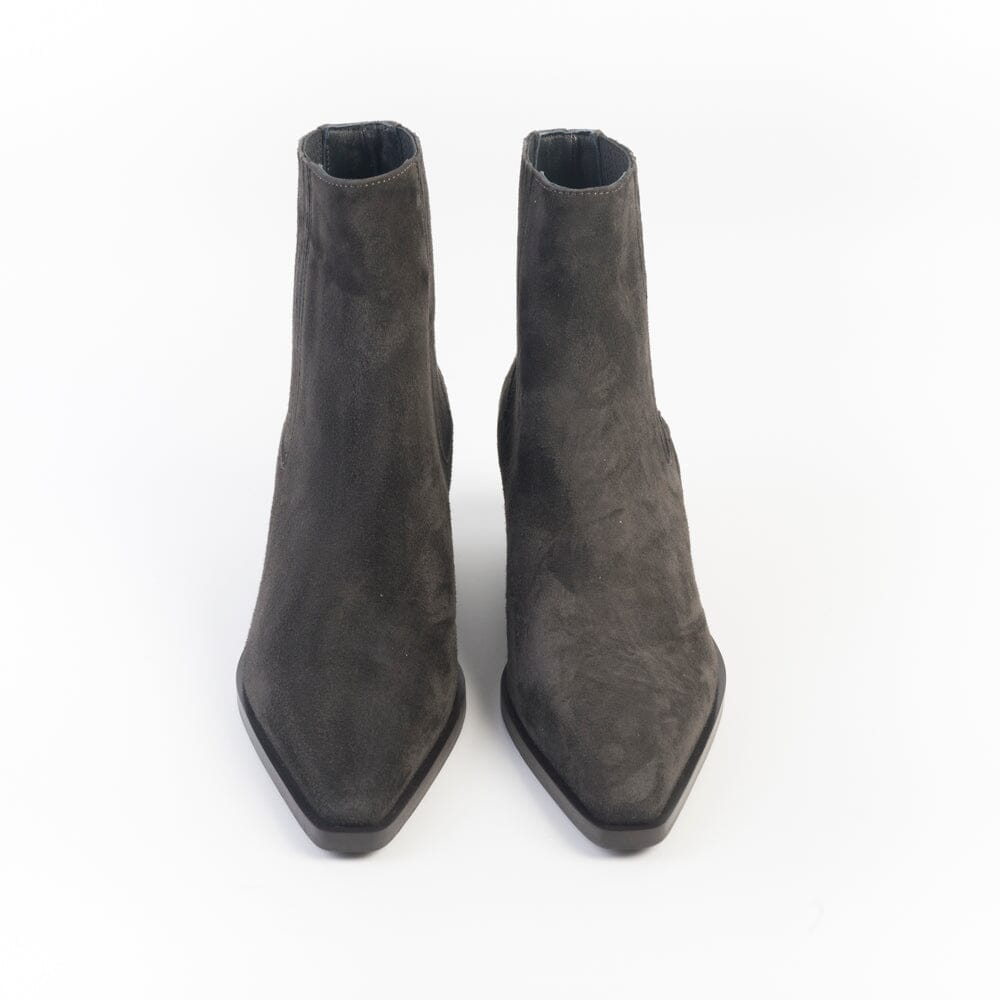 CAPPELLETTOSHOP ICON - Stivaletto Texano - Kira 1 - Carbone Moro Scarpe Donna CAPPELLETTO 1948 