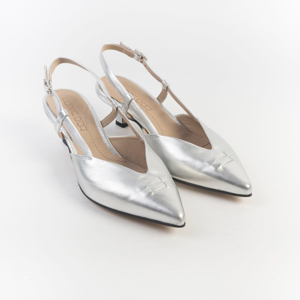 POMME D'OR - Sling Back 4991 - Argento Scarpe Donna POMME D' OR 
