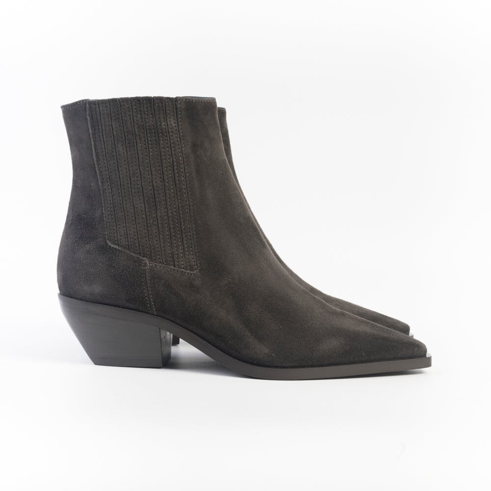 CAPPELLETTOSHOP ICON - Stivaletto Texano - Kira 1 - Carbone Moro Scarpe Donna CAPPELLETTO 1948 