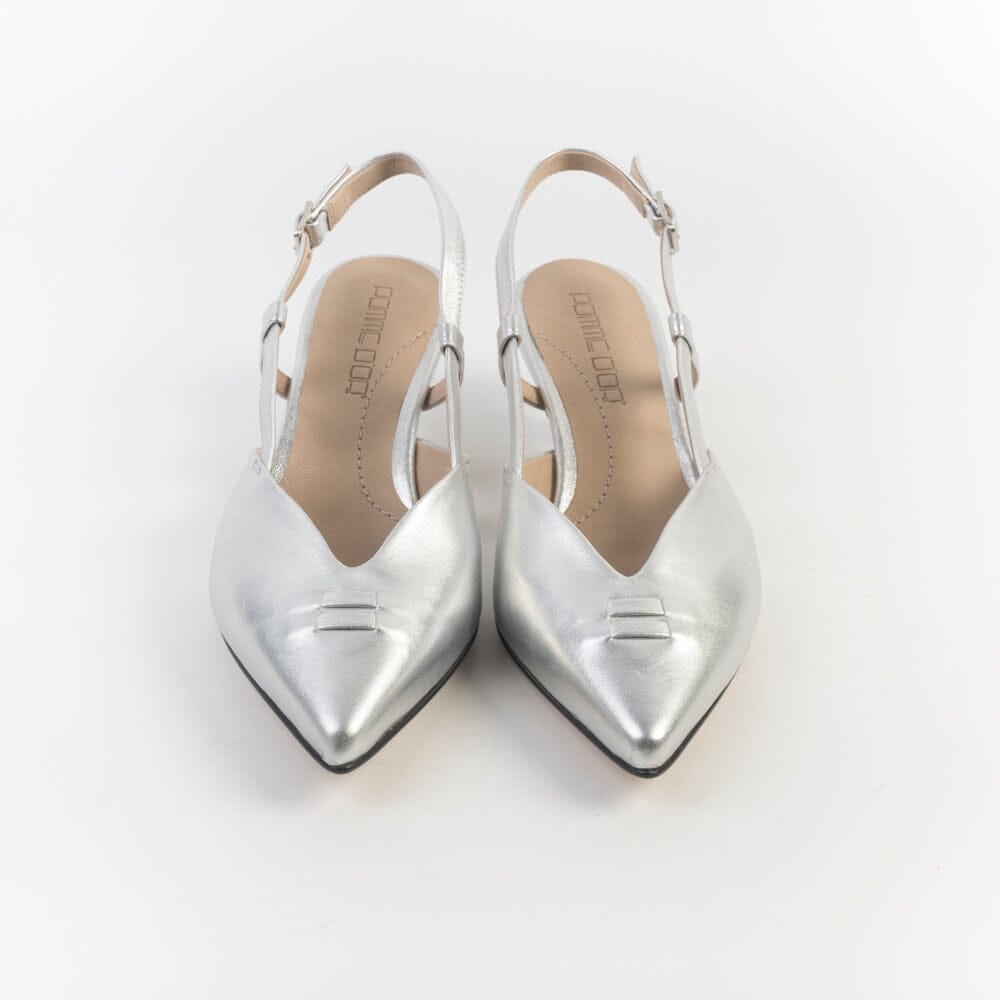POMME D'OR - Sling Back 4991 - Argento Scarpe Donna POMME D' OR 