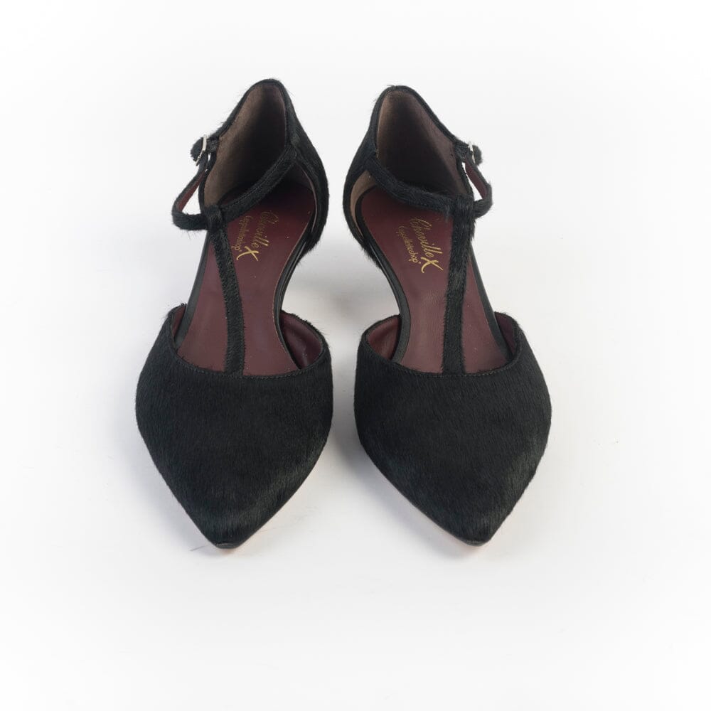 CHEVILLE - Decolletè - Isa - Nero Cavallino Scarpe Donna CHEVILLE 