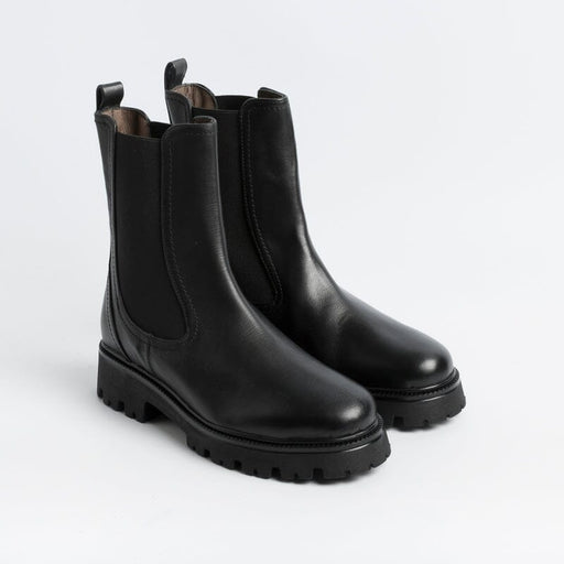 CappellettoShop - Ankle boot - S3501 - Black Leather Women's Shoes CAPPELLETTO 1948