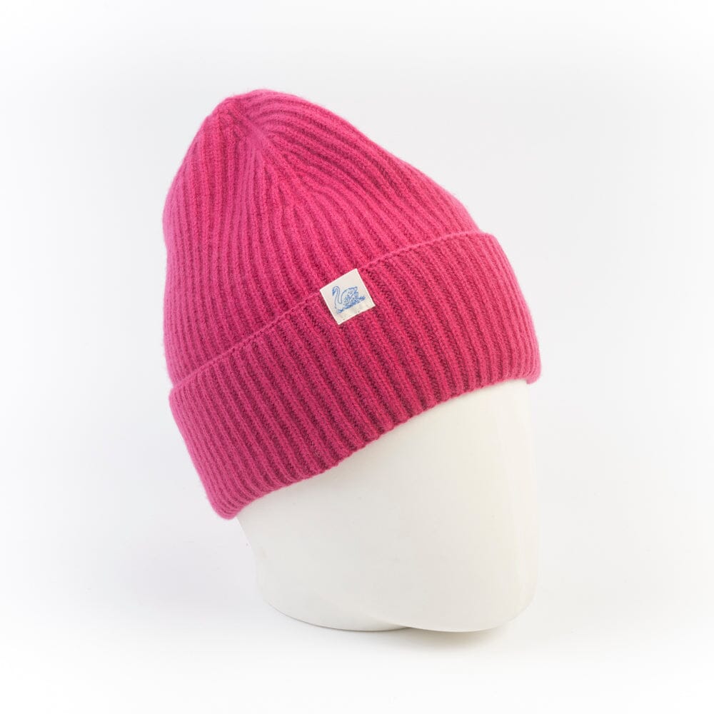 MERZ B. SCHWANEN - Berretto - Beanie Silk Blend - 566 Winter Berry Accessori Donna MERZ B. SCHWANEN 