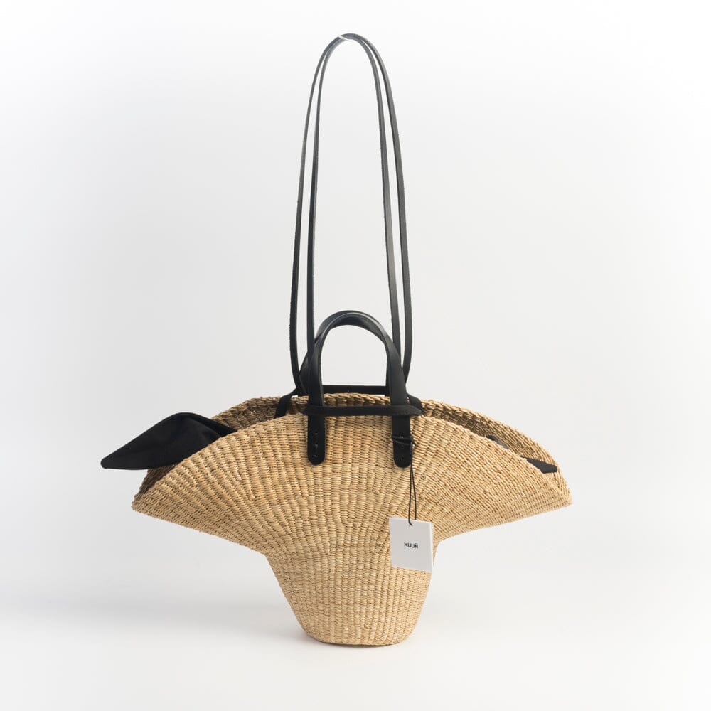 MUUÑ - Signora - Nero Naturale Borse MUUÑ 