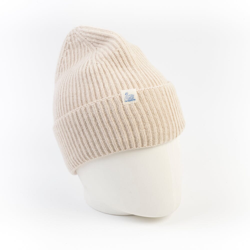 MERZ B. SCHWANEN - Berretto - Beanie Silk Blend - 03 Nature Accessori Donna MERZ B. SCHWANEN 