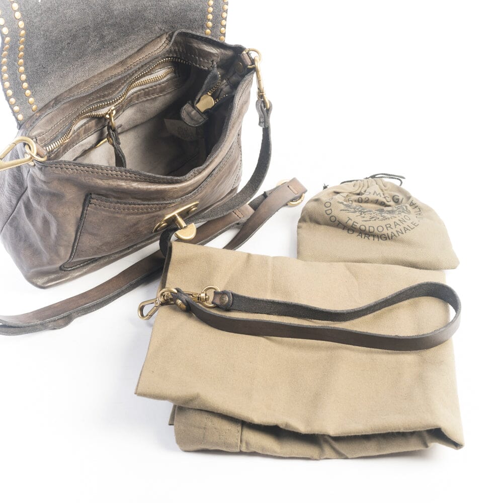 CAMPOMAGGI - Borsa a tracolla - 42810 - Grigio Antracite Borse Campomaggi 
