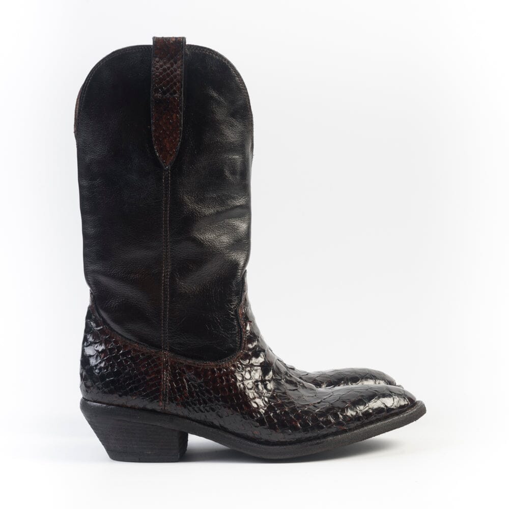 FAUZIAN JEUNESSE - Texano - 3234 - Pitone Ebano Scarpe Donna FAUZIAN JEUNESSE - Collezione Donna 