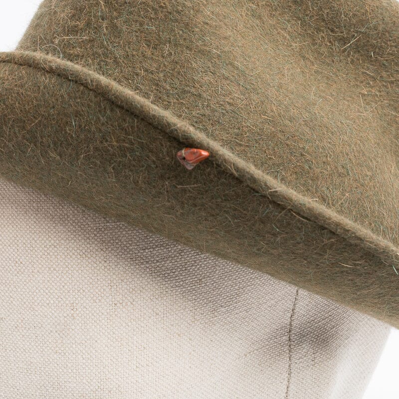 SUPER DUPER HATS - Hobo Rabbit Felt - Army Raw — Cappelletto Shop