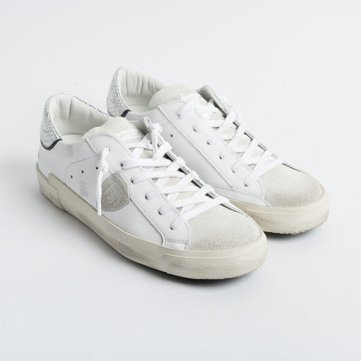 PHILIPPE MODEL - Sneakers PRLD VPG1 - ParisX - Stampa reptile Argento Scarpe Donna Philippe Model Paris 