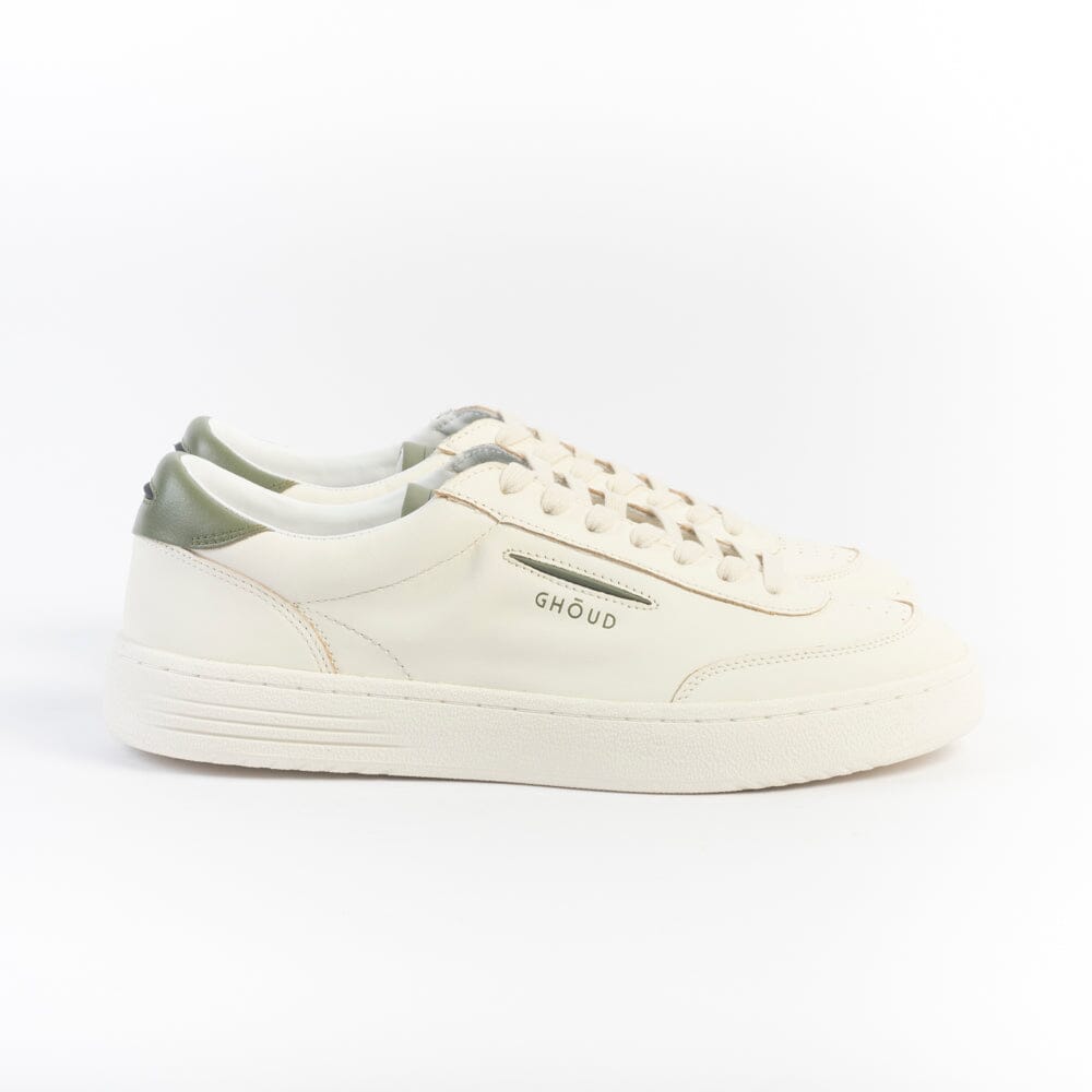 GHOUD - Sneakers - LDLM GL09 - LIDO - Bianco Verde Scarpe Uomo GHOUD 