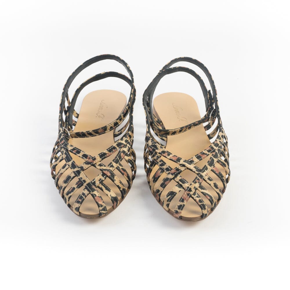 ANNA F. - Sandali 513 - Tessuto Maculato Scarpe Donna Anna F. 