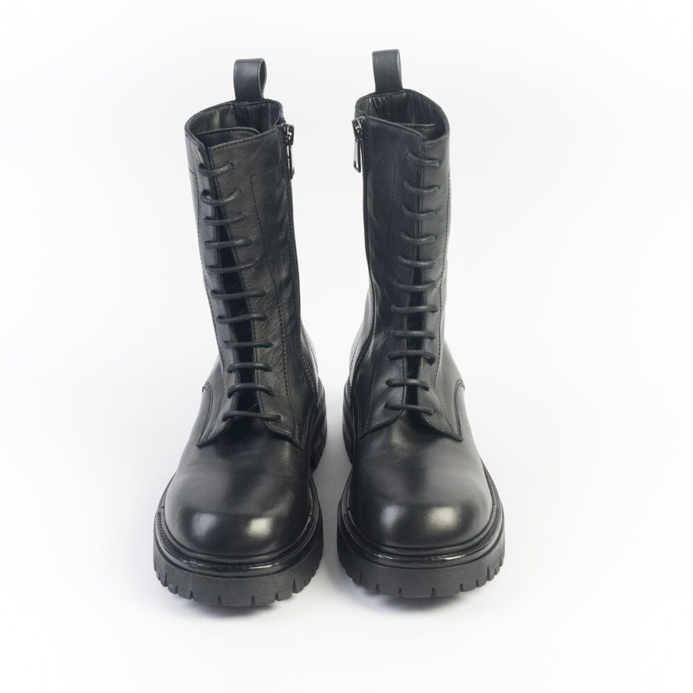 ELENA IACHI - Stivaletti - E4525 - Anfibio Talco Nero Scarpe Donna Elena Iachi 