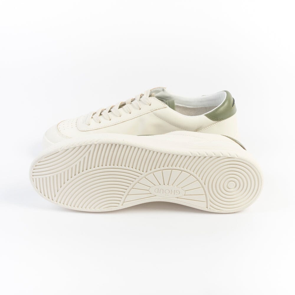 GHOUD - Sneakers - LDLM GL09 - LIDO - Bianco Verde Scarpe Uomo GHOUD 