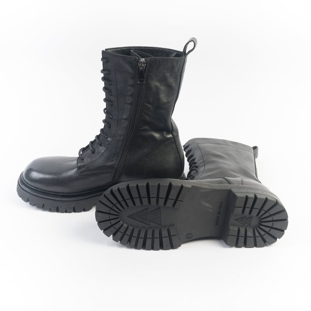 ELENA IACHI - Stivaletti - E4525 - Anfibio Talco Nero Scarpe Donna Elena Iachi 
