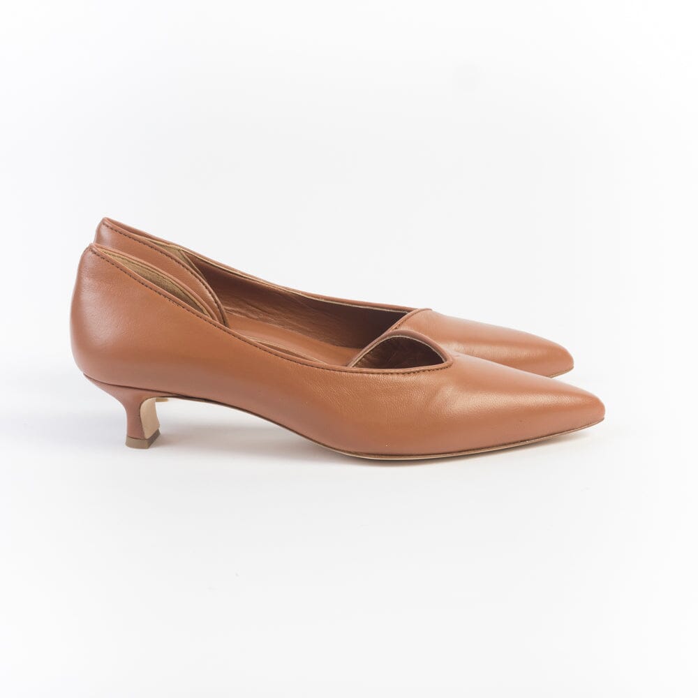 L' ARIANNA - Décolleté CH 2530 - Cuoio Scarpe Donna L'Arianna 